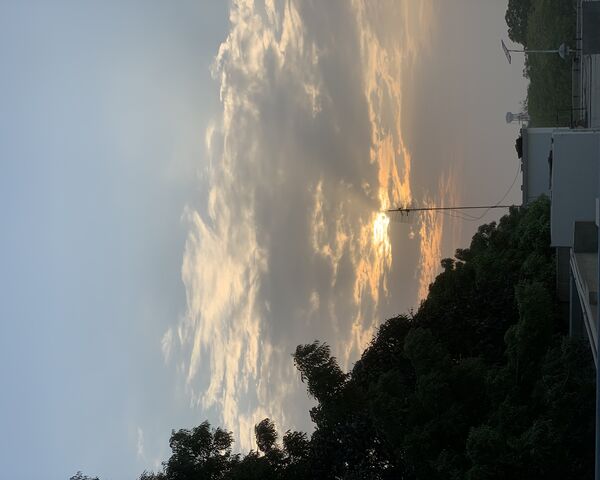 Serene Sunset Over the ..