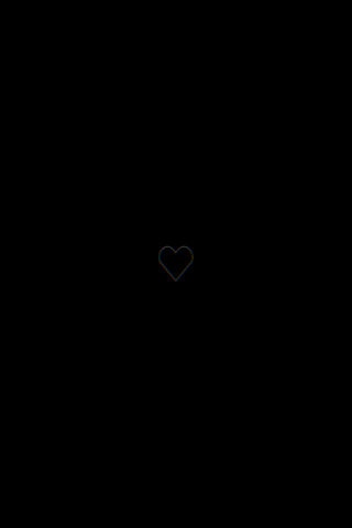 Glowing Heart in the Da..
