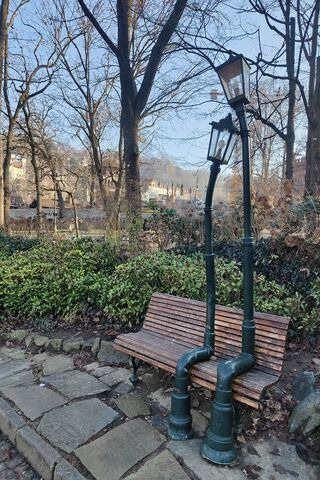 Whimsical Park Bench wi..