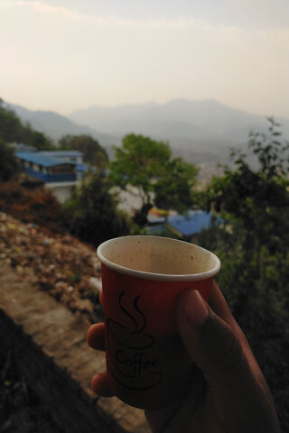 Sipping Serenity ☕🌄