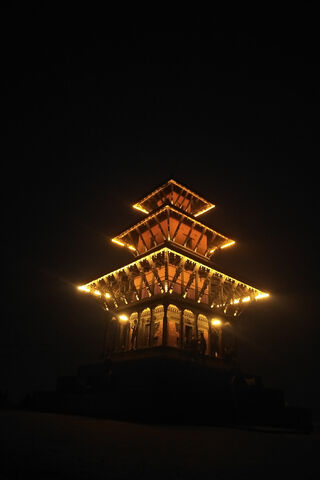 Illuminated Pagoda at N..
