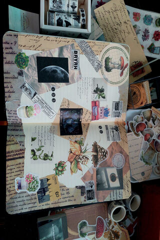 Creative Journal Collage 🌿📖