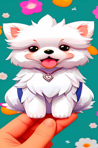 Adorable Fluffy Pup 🐶✨