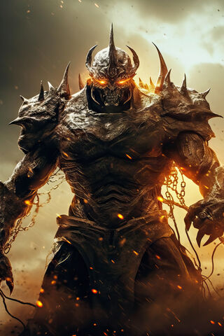 Warrior Abstract Desig