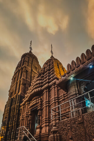 Majestic Temple at Dusk..