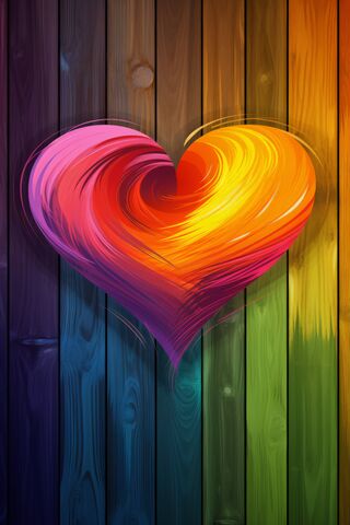 Vibrant Heart of Colors ❤️🌈