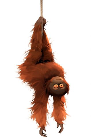Whimsical Orangutan