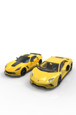 Sleek Yellow Supercars 🚗💨