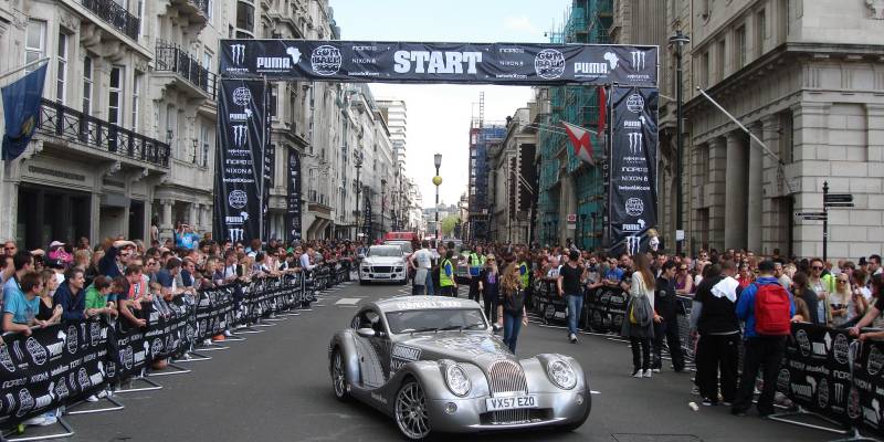 start grid just before kick off