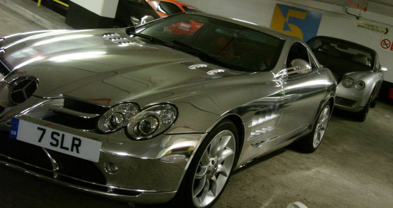 chromed slr n bentley gt