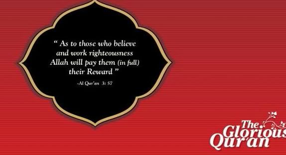 As to those who believe and work righteousness Allah will pay them (in full) their reward
