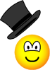Smiley tipping his top hat
