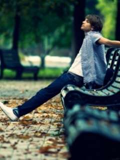 Alone boy