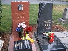 Bruce And brandon Lee At Peace
