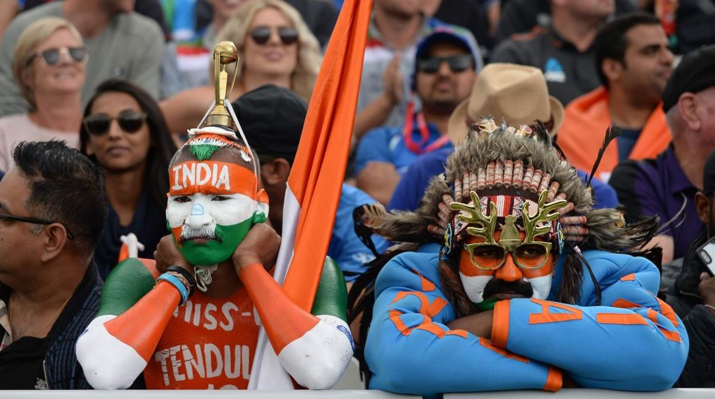 Disappointed indian fans.