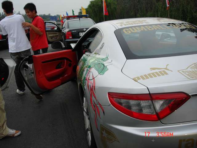 mazzer parked at checkpoint