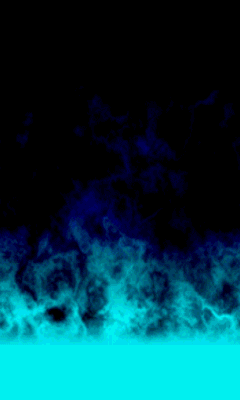 Blue flames