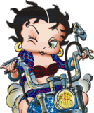 Betty on bike