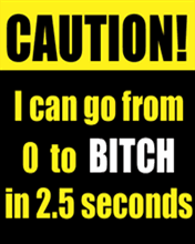 Caution girl