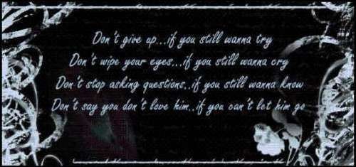 dont give up.