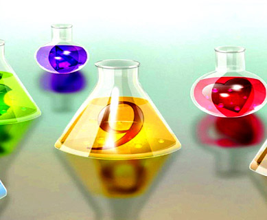 3D glass.