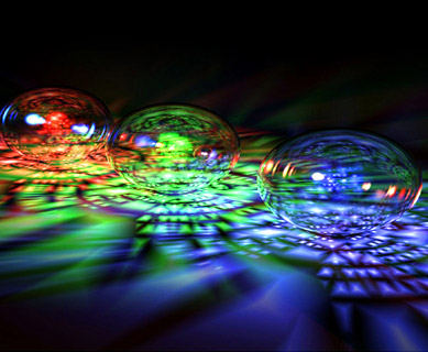 3D glass.