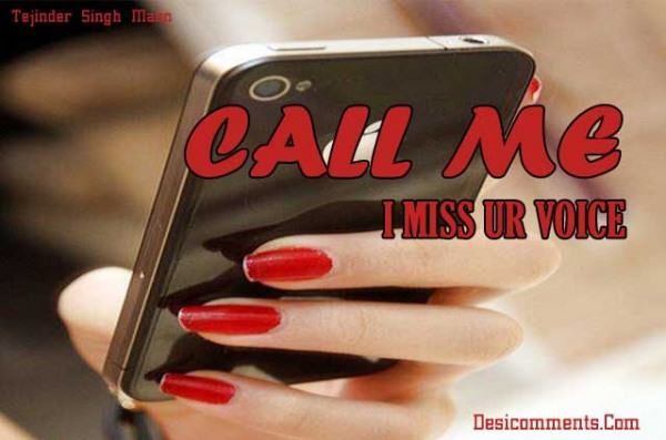 Call me. 