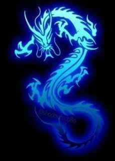 neon dragon