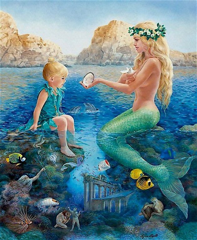 Mermaid Mother & Daughter