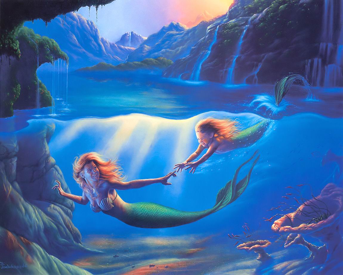 Mermaid & Child