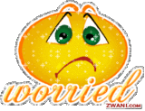 worried face