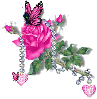 Pink Rose Diamonds & b*tterfly Hearts