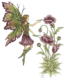 Fairy Painting Flowe