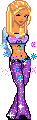 Purple jeans