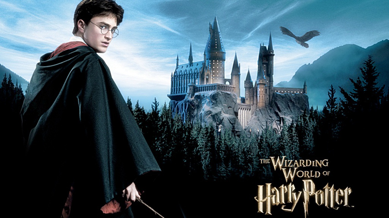 Harry and Hogwarts school of witchcraft and wizardry