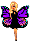 purple angel/doll