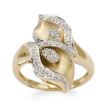 Diamond-Calla-Lily-Bypass-Ring-Fashion-Jewelry