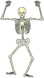 dancing skeleton