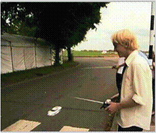 Tom playing with r/c