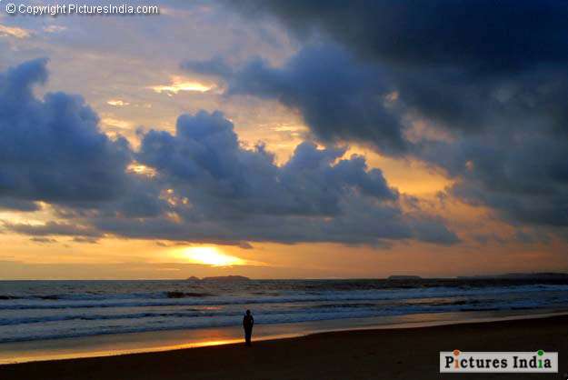 Dusky Solitude of Betalbatim Beach in Goa