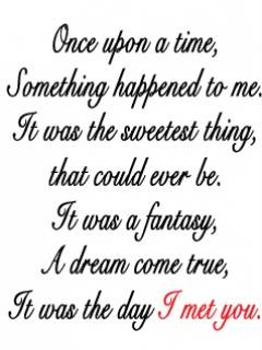 once..