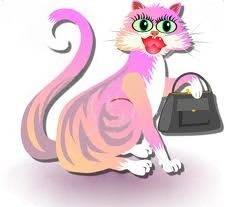 Cat With Handbag