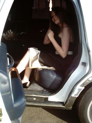 in car