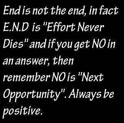 End is not end...