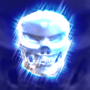 Screen Saver/ blue skull