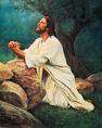Jesus praying