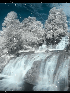 Ani 102 snow and waterfall
