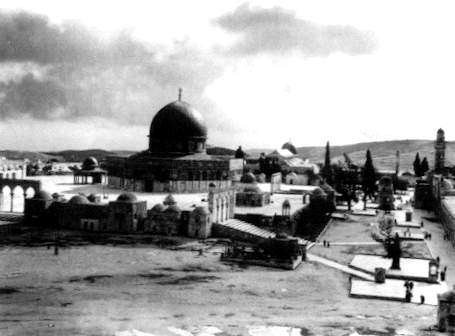 old pic of Al-Aqsa mosque in Jerusalem