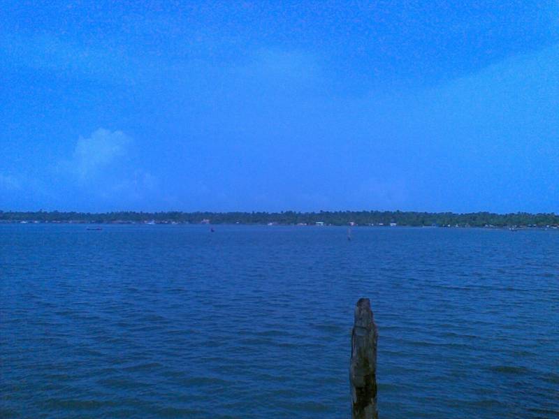 Blue lake