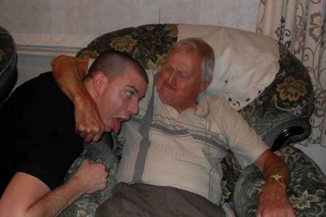 With my hero!
